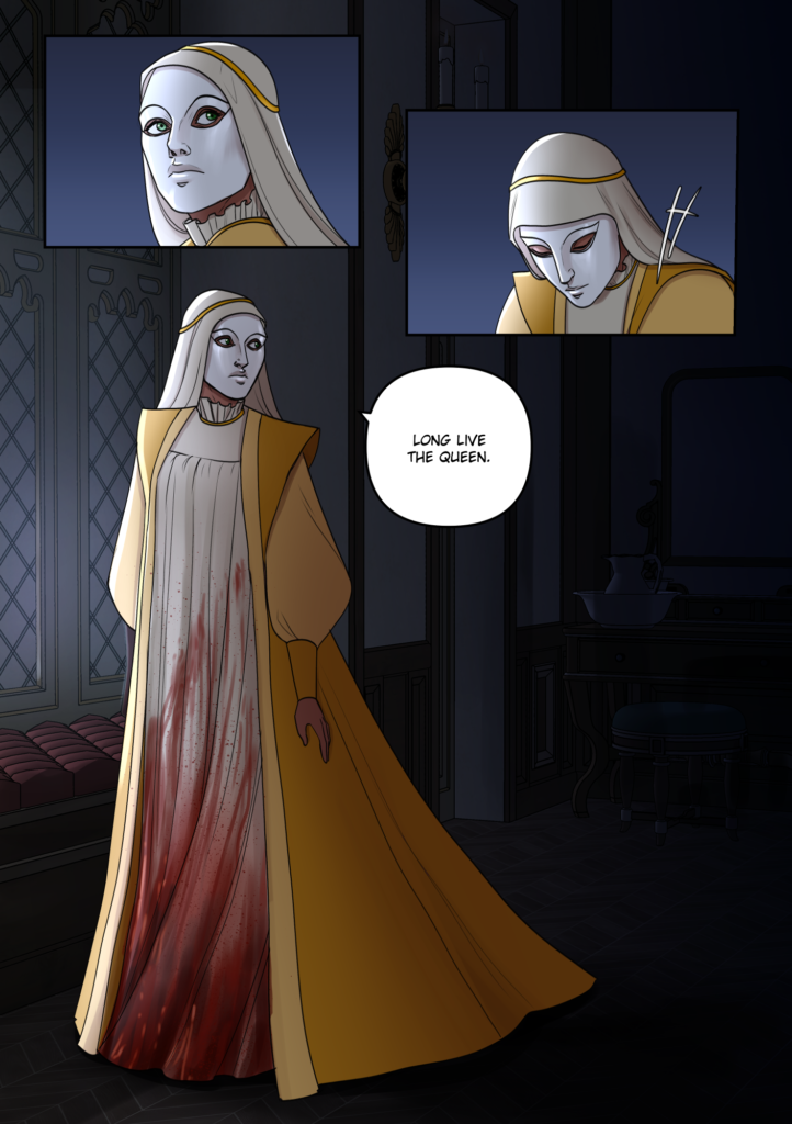 Prologue Page 5 The Masked Queen